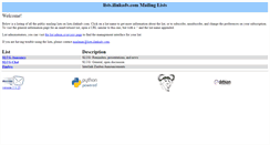 Desktop Screenshot of lists.ilinkadv.com